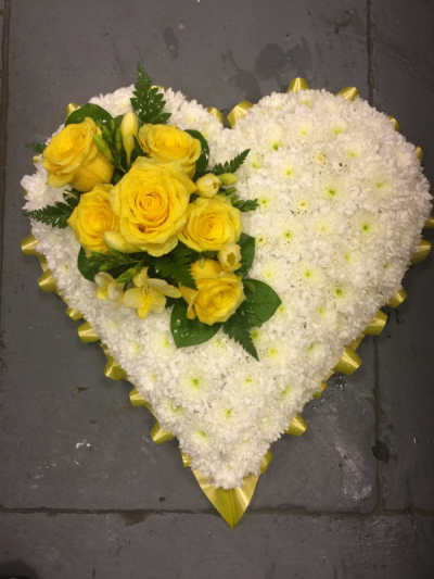 Massed Heart - A beautiful heart-shaped tribute, thoughtfully designed to honour a cherished loved one with warmth, love and remembrance.